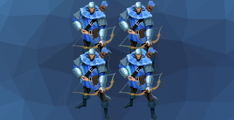 Лучники-ополченцы из игры Империя и Паззлы