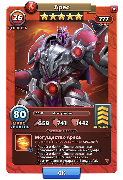 Арес из игры Империи и Паззлы