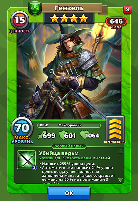 Гензель из игры Империя Пазлов