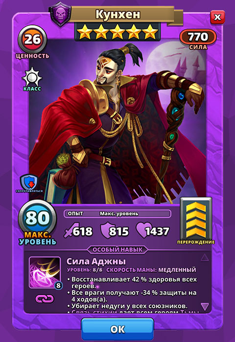 Кунхен из игры Империи и Паззлы